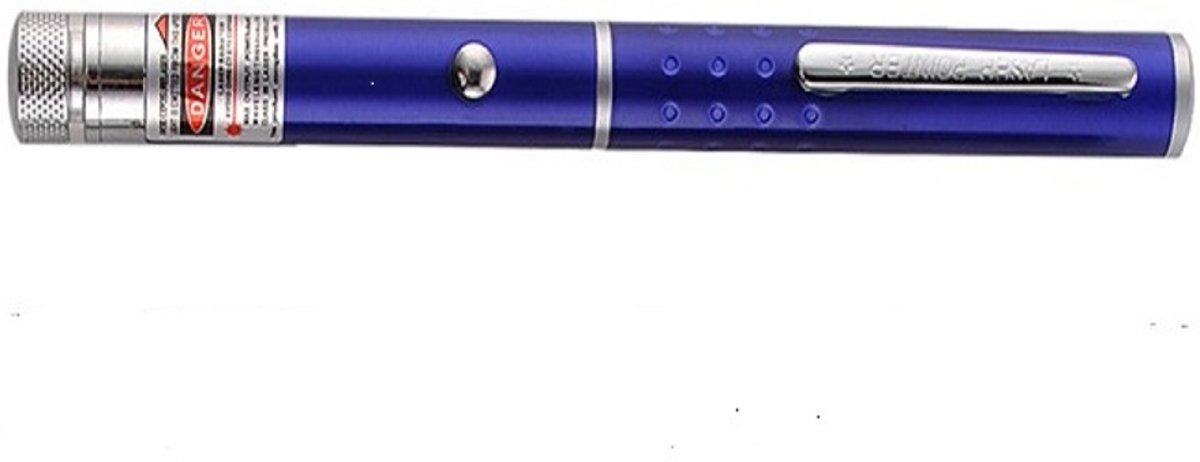 Luxe Laserpen in paars-blauwe behuizing | Laserpointer | Presenter | met rode straal